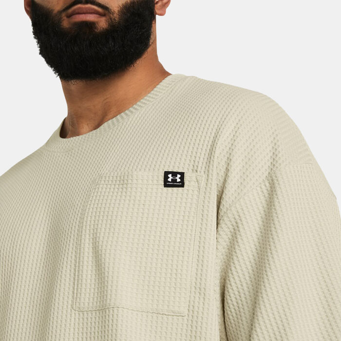 اندر ارمر تيشيرت ريفال وافل للرجال أبيض image number 2