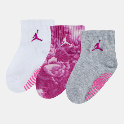 جوردن جوارب انكل للاطفال (3 أزواج) وردي