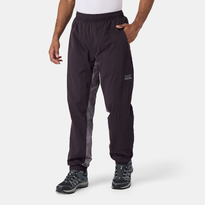 اي ايه 7 امبوريو ارماني بدلة رياضية لوجو للرجال أسود image number 2