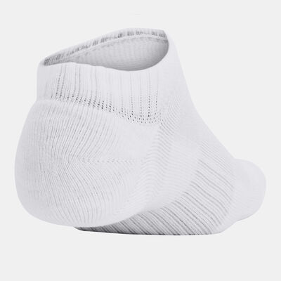 اندر ارمر جوارب نو شو رياضية قطنية (3 أزواج) أبيض