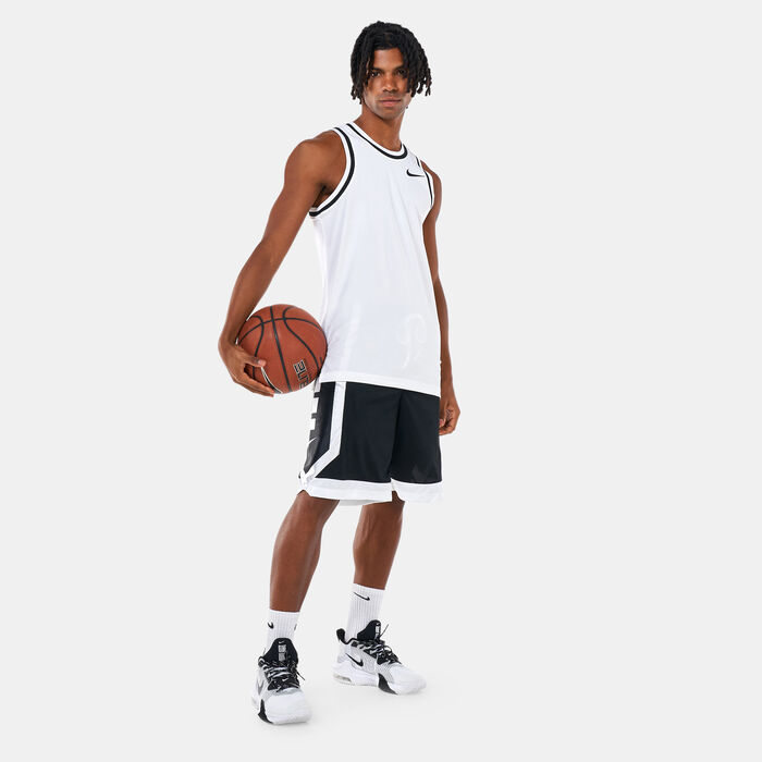 نايكي شورت دراي-فت ايليت 10-إنش باسكتبول للرجال أسود image number 2