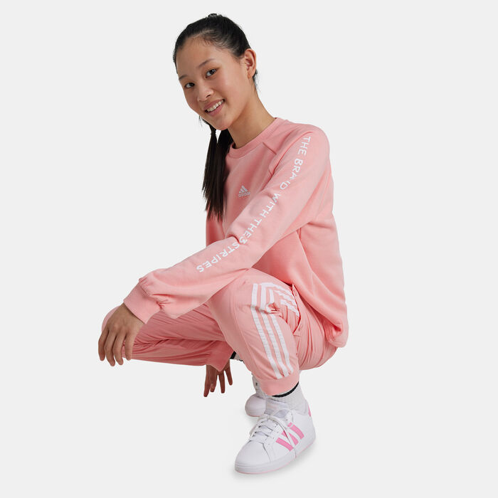 اديداس سويتشيرت ستريت جام للاطفال وردي image number 2