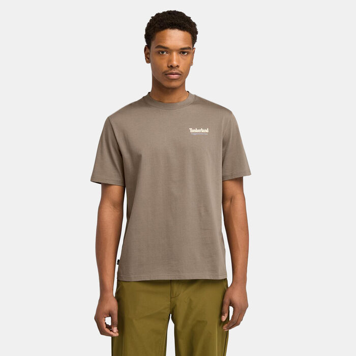 تمبرلاند تيشيرت راجد اكتيف جير جرافيك للرجال أسود image number 0