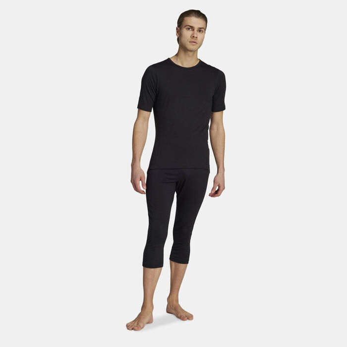 اديداس تيشيرت تيريكس اكسبريور ميرينو 200 بازلير للرجال أسود image number 2