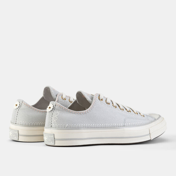 كونفرس حذاء تشاك 70 بخياطة مزخرفة للجنسين بنى image number 2