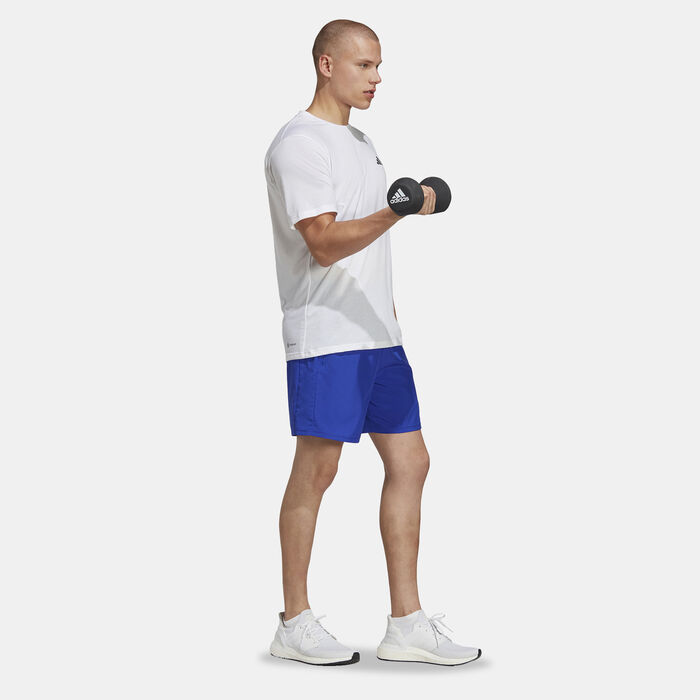 اديداس تيشيرت التمرين ترين اسنشالز كومفورت للرجال أبيض image number 2