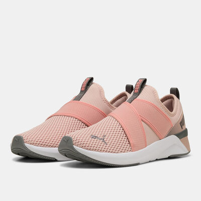 بوما حذاء الجري SOFTRIDE هارلي سليب-أون للنساء وردي