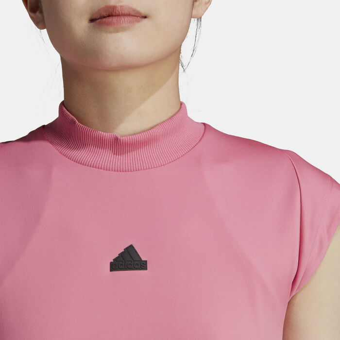 اديداس تيشيرت Z.N.E. للنساء وردي image number 2