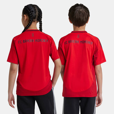 اديداس تيشيرت كرة القدم بايرن ميونيخ ربليكا الأساسي للاطفال - 2024/25 أحمر