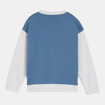 بوما سويتشيرت كلاسيكس FC للاطفال أزرق