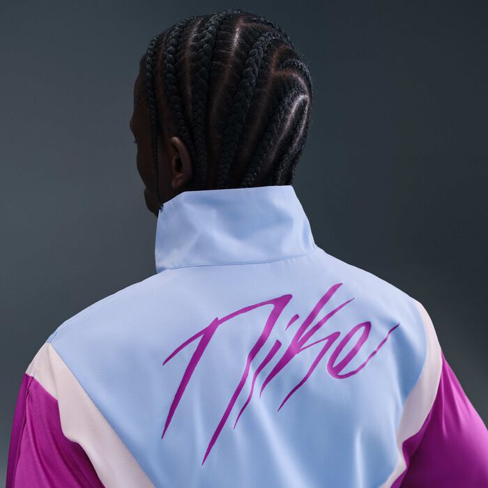 نايكي جاكيت كرة السلة المنسوج آيكون للرجال أزرق image number 1