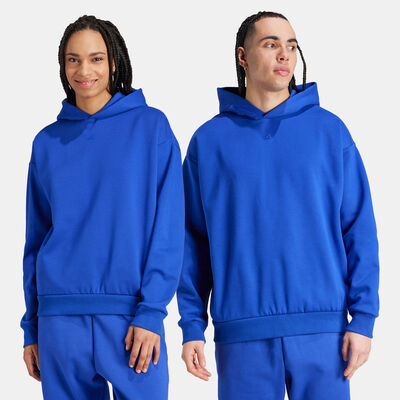 اديداس هودي كرة السلة لوجو فليس أزرق