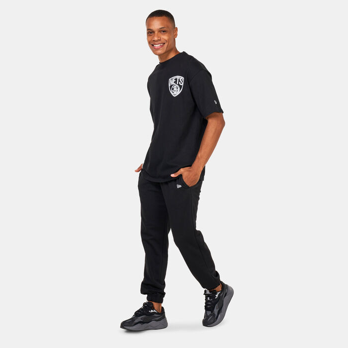 نيو ايرا تيشيرت ان بي ايه اوفرسايزد بروكلين نيتس أسود image number 2