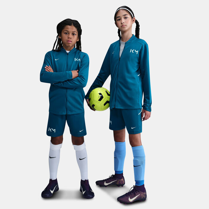 نايكي شورت كرة القدم كيليان مبابي أكاديمي 25 للأطفال أخضر image number 2