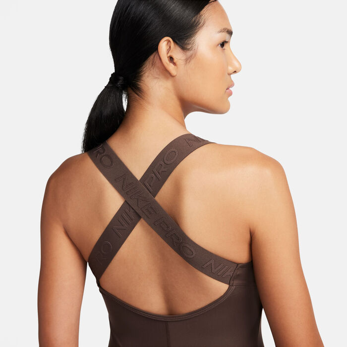 نايكي بدلة الجسم برو دراي-فت للنساء أزرق image number 4