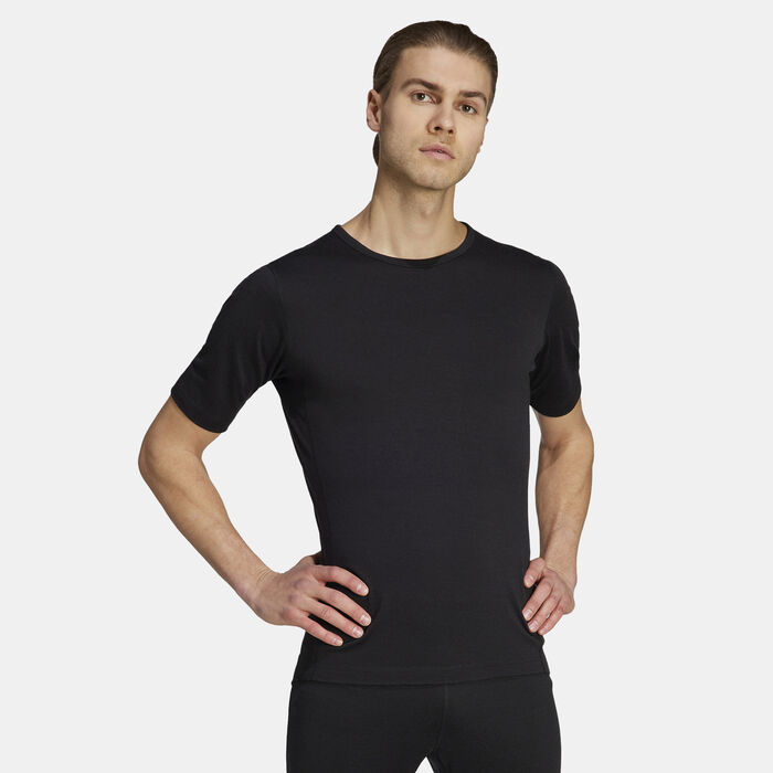 اديداس تيشيرت تيريكس اكسبريور ميرينو 200 بازلير للرجال أسود image number 0