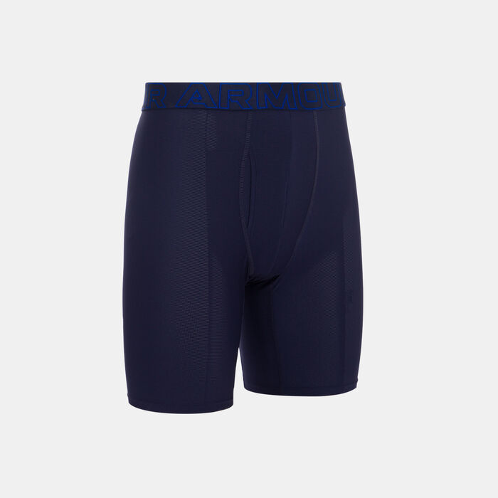 اندر ارمر بوكسر بيرفورمنس تيك بوكسر جوك الشبكي للرجال (عبوة من 3 قطع) أزرق image number 6