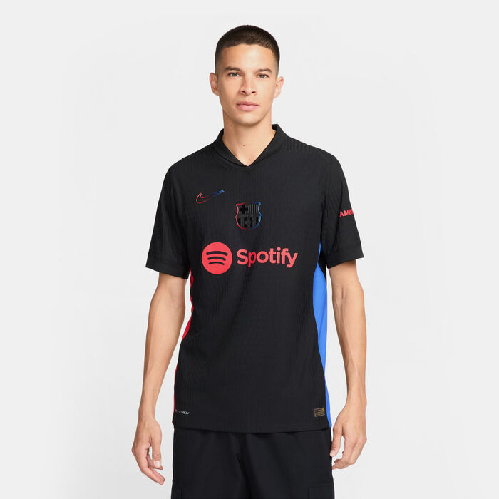 نايكي تيشيرت كرة القدم FC برشلونة 24/25 الاحتياطي اوثنتك للرجال أسود image number 0