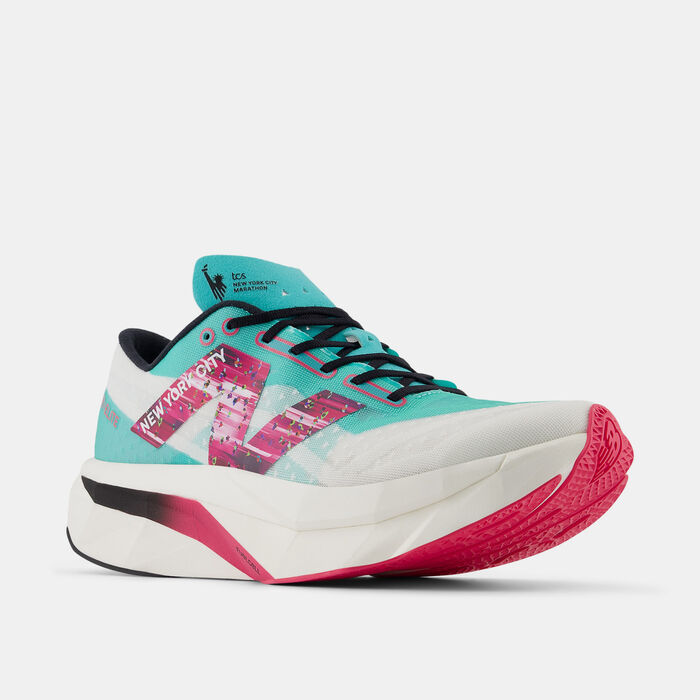 نيو بالانس حذاء الجري NYC ماراثون فيول سيل سوبر كومب ايليت v4 للرجال أبيض image number 1