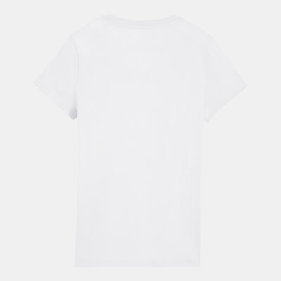 بوما تيشيرت جرافيك فارسيتي للنساء أبيض