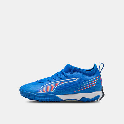 بوما حذاء كرة قدم الترا 6 ماتش للأطفال لملاعب العشب الصناعي أزرق