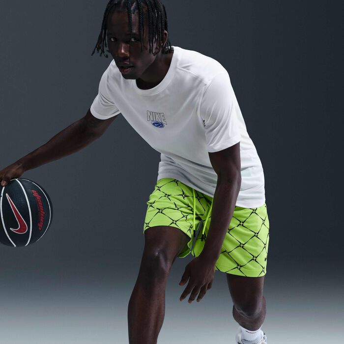 نايكي شورت كرة السلة دراي-فت للرجال أخضر image number 4