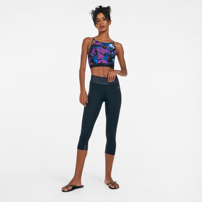 سبيدو بنطال السباحة بالس للنساء أسود image number 2