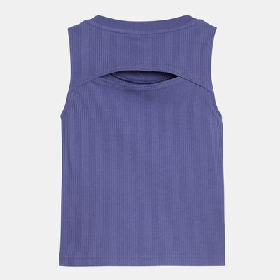 بوما بلوزة حفر مضلعة بنمط فراشة للأطفال أزرق