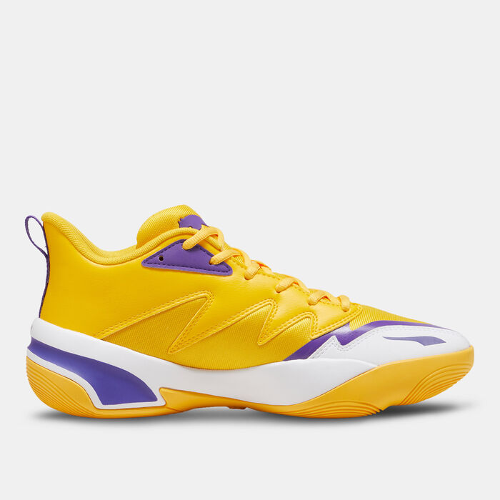 بوما حذاء كرة السلة جيناتكس للرجال أصفر image number 2