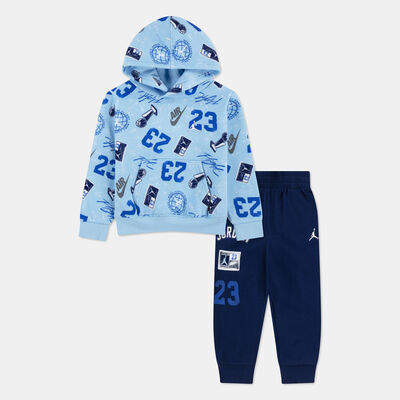 نايكي تيشيرت براند سكيلتون جامبمان للأطفال أزرق