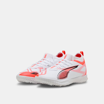 بوما حذاء كرة القدم ULTRA 5 MATCH+ ترف جراوند للأطفال أبيض