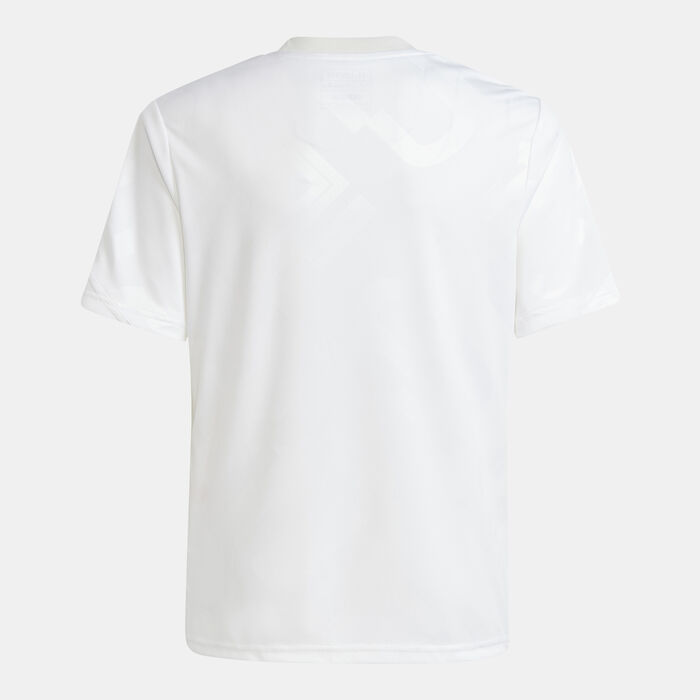 اديداس تيشيرت ميسي ترينينج للاطفال أبيض image number 1