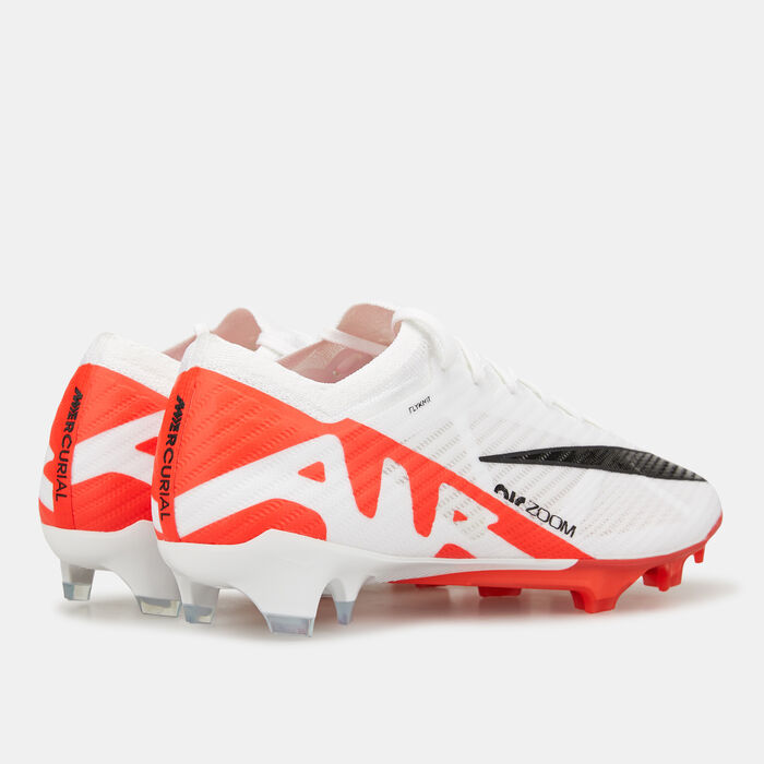 نايكي حذاء كرة القدم زوم ميركوريال فيبور 15 اليت فيرم-جراوند للرجال أبيض image number 3