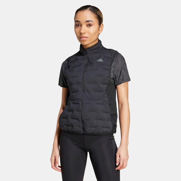 اديداس سترة الجري اديزيرو باديد للنساء أسود image number 0