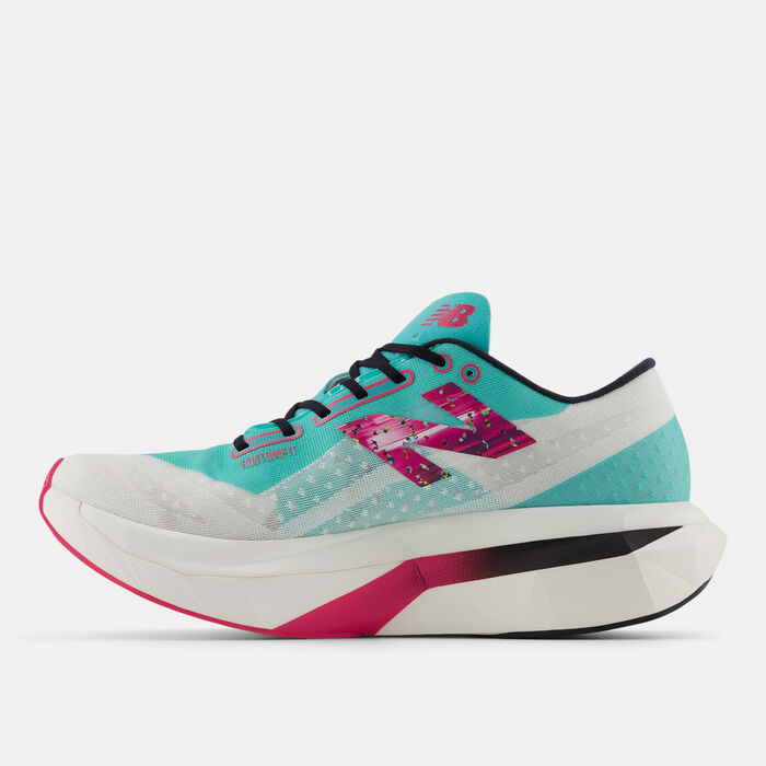 نيو بالانس حذاء الجري NYC ماراثون فيول سيل سوبر كومب ايليت v4 للرجال أبيض image number 2