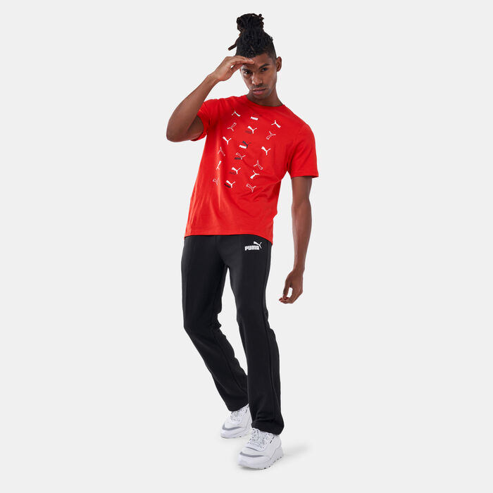 بوما بنطال اسنشالز لوجو للرجال أسود image number 2