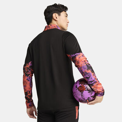 بوما تيشيرت كرة القدم انديفيدوالCUP ربع سحاب للرجال أسود