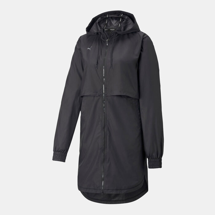 بوما جاكيت موديست اكتيف-وير رين للنساء أسود image number 0