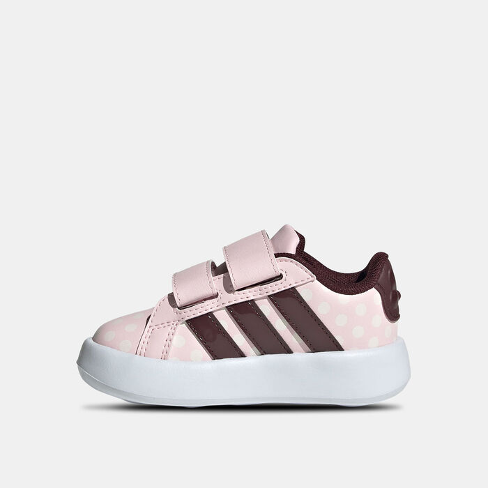 اديداس حذاء جراند كورت ديزني ميني ماوس للأطفال وردي image number 2