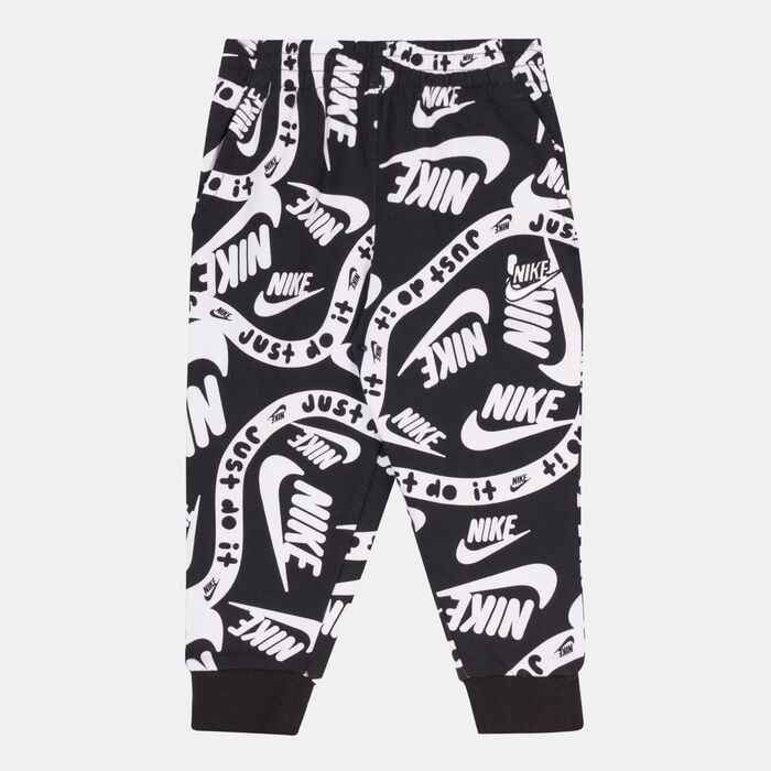 نايكي بنطال براند مارك بيسك للاطفال الصغار أسود image number 0