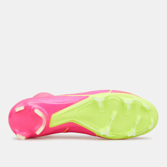 نايكي حذاء كرة القدم زوم ميركوريال سوبرفلاي 9 برو لملاعب العشب الطبيعي للرجال وردي image number 4