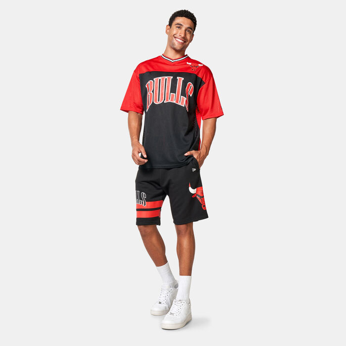 نيو ايرا تيشيرت أن-بي-أيه شيكاغو بولز ارك جرافيك للرجال أحمر image number 2