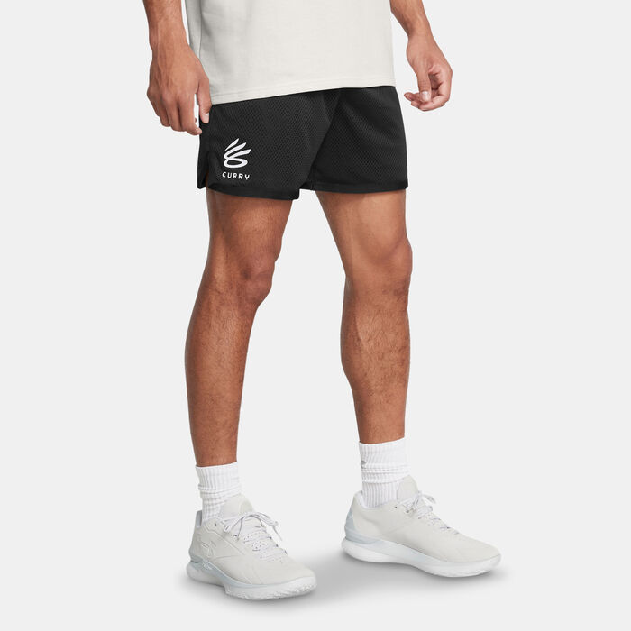 اندر ارمر شورت كرة السلة كاري سبلاش للرجال أسود image number 0