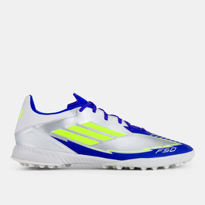 اديداس حذاء كرة القدم F50 ليغ ميسي ترف جراوند للرجال أصفر