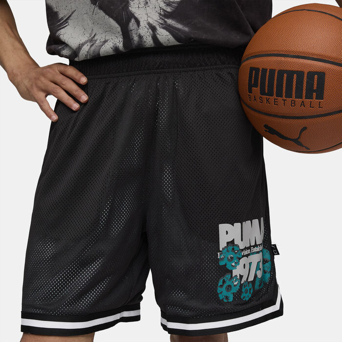 بوما شورت كرة السلة هوبوكاليبس ريفرسبل للأطفال أسود image number 4