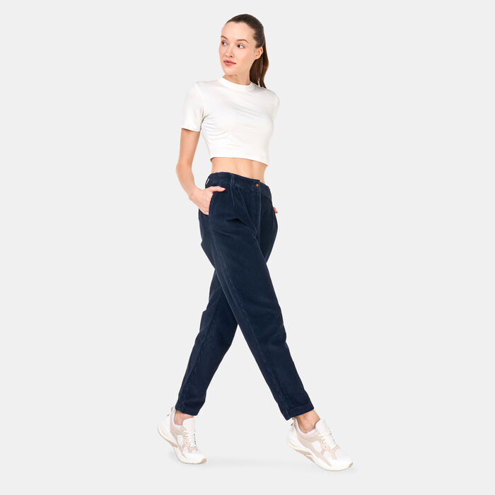 تمبرلاند بنطال كورديوري ريلاكسد فِت للنساء أزرق image number 2