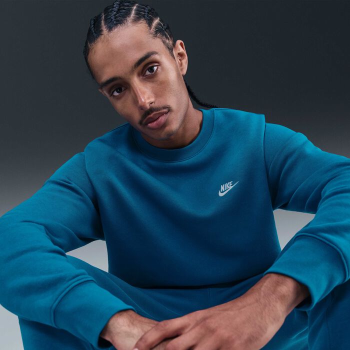 نايكي سويت شيرت كلوب فليس للرجال أخضر image number 2