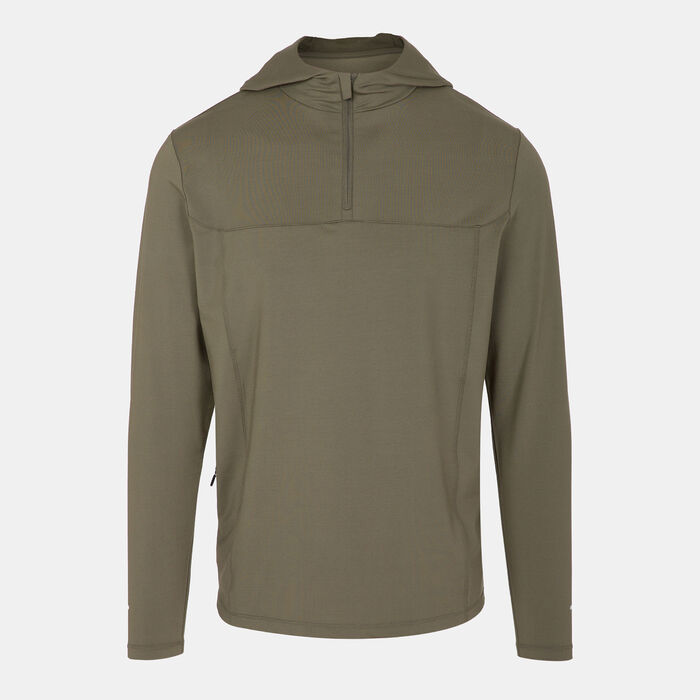 سن اند ساند سبورتس هودي بربع سحاب للرجال أخضر image number 0