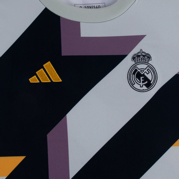 اديداس تيشيرت كرة القدم ريال مدريد بري-ماتش للاطفال أزرق image number 5