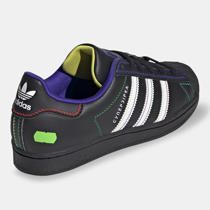 اديداس اورجينال حذاء سوبر ستار x سينيا-شنايدر للنساء أسود image number 2